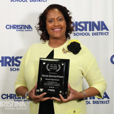 Photo of Glenda Gilchrist-Pinkett Teacher of the Year Newark HS